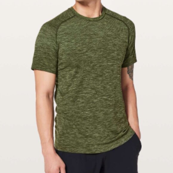 (6001) LULULEMON MENS Metal Vent Tech Short Sleeve Sz L - Picture 3 of 12
